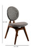 Jedálenská stolička dva kusy z hrabového dreva Touch Brown