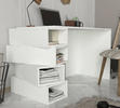 Dizajnový písací stôl Junto white