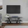 Televízny stolík v minimalistickom dizajne April white