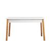 Jedálenská zostava, stôl, stoličky, lavica Costa white, grey