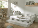Detská posteľ z masívu Fritz simple white