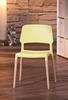 Jedálenská stolička v netradičnom žltom odtieni