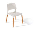 Jedálenská stolička Tilde v bielom prevedení