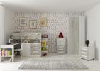 Detská izba pre dve deti Cascina, biela - kolekcia s ponukou dielov