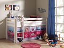Detská posteľ tiež dostupná s motívom pre dievčatá