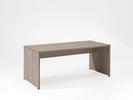 Kancelársky stôl s kovovou konštrukciou Rio oak medium