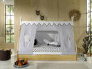 Detská posteľ s šuplíkom prírodným Vigi