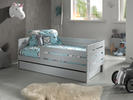 Detská posteľ pre predškolák s zásuvkou Toddi peu grey