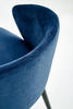 Jedálenská stolička modrá, čierna Mirisi V