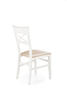 Jedálenská zostava stôl a štyri stoličky biela, natur Olivier