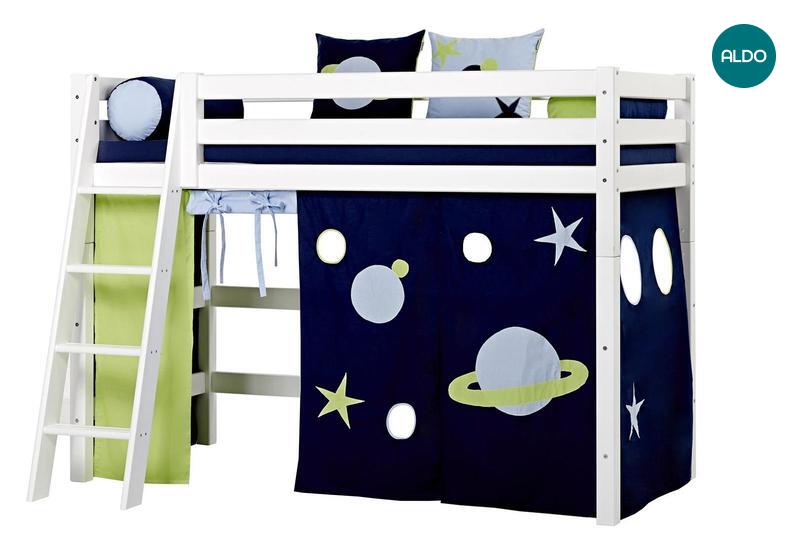 Detská poschodová posteľ Space XXL-A7-1