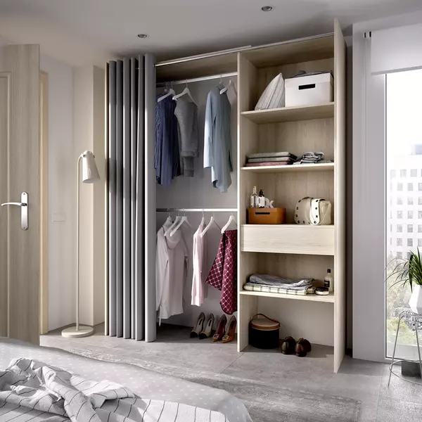 Šatníková skriňa otvorená Suit oak extra large