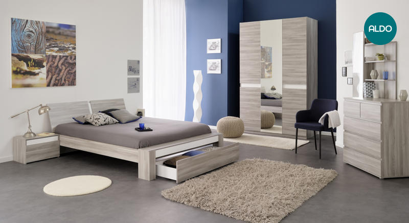 Moderná posteľ s zásuvkou Malow 3391L260