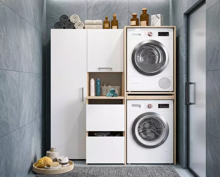 Skrinka na práčku a sušičku Laundry set