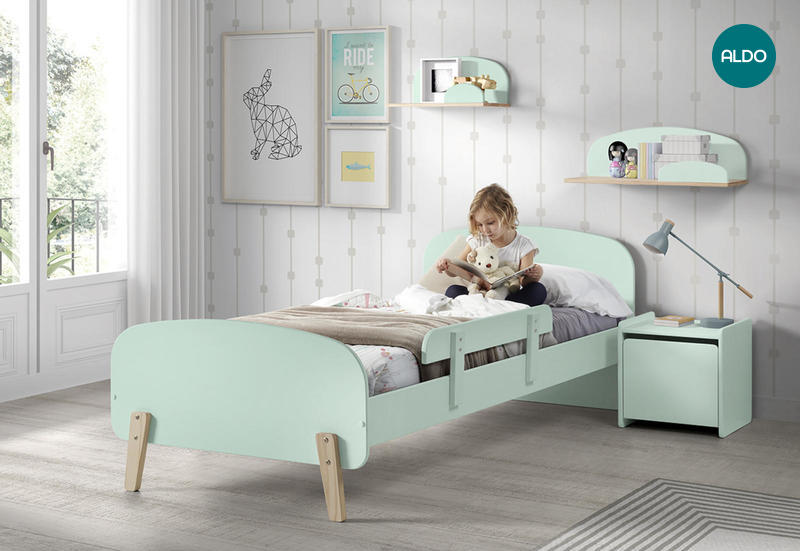 Detská posteľ zelená Kiddy