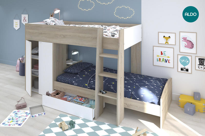 Detská poschodová posteľ Stim 2141LISU