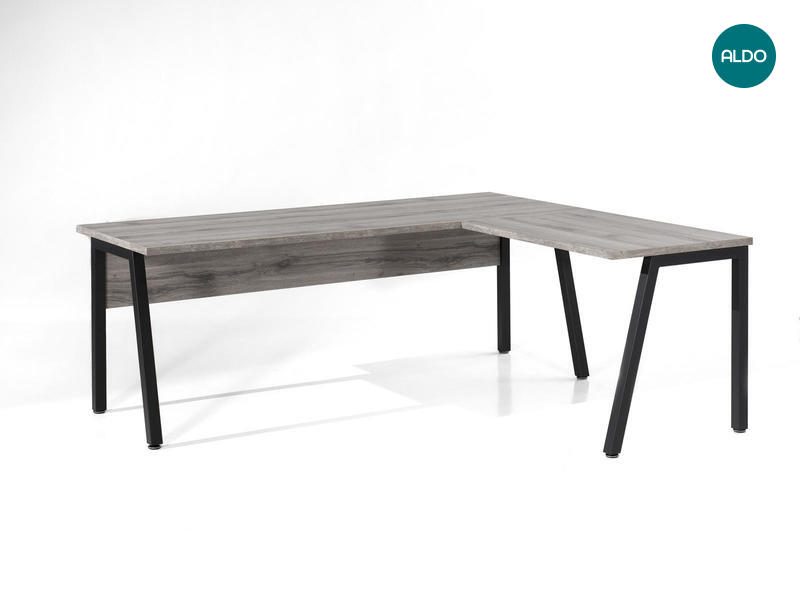 Rohový písací stôl Pronto 180 grey