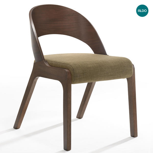 Dizajnová jedálenská stolička Udine wallnut, brown