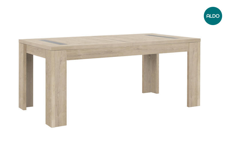Rozkladací jedálenský stôl blond oak