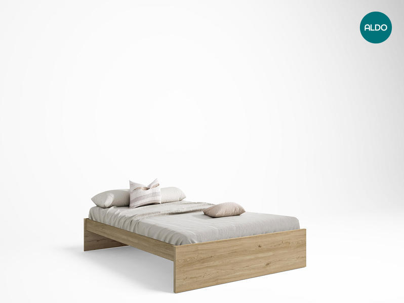 Dizajnová manželská posteľ Natural - basic