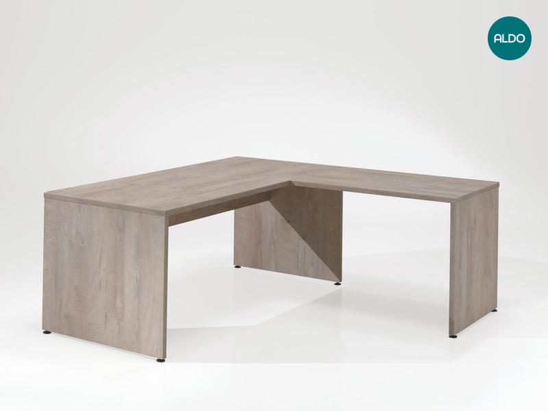 Rohový kancelársky stôl Rio oak medium