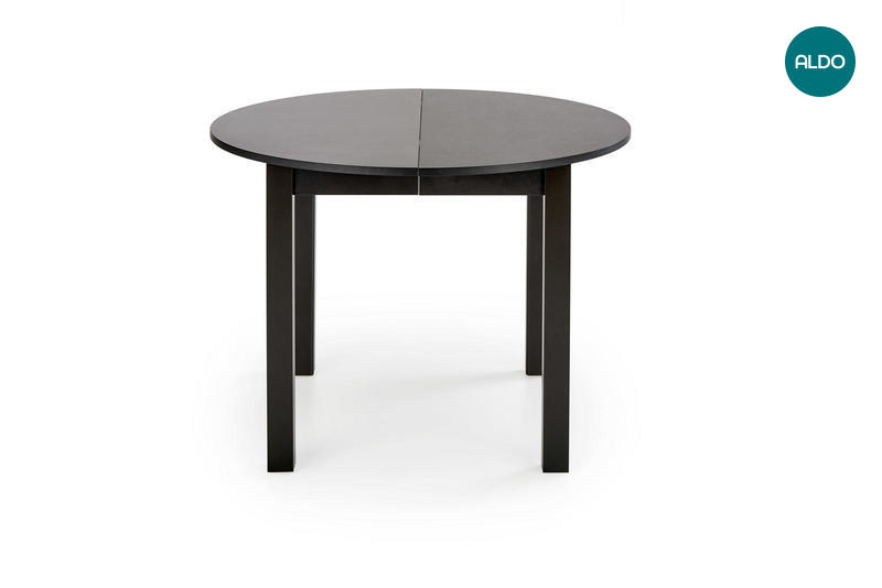 Jedálenský stôl rozkladací okrúhly STM black